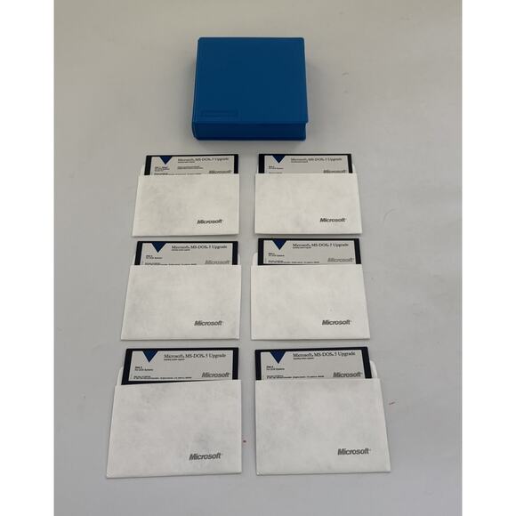 Microsoft MS-DOS Operating System Version 5 UPGRADE 5.25" Floppy Disk Install